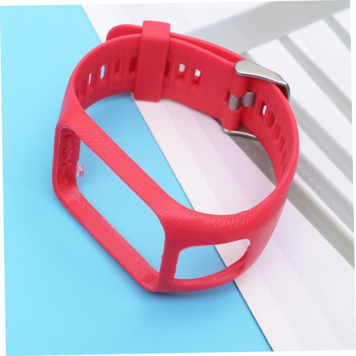 SMASOLO Ergonomic Fit Silicone Watchband Replacement for Runner Spark Spark Golfer Comfortable Adjustable Wristband