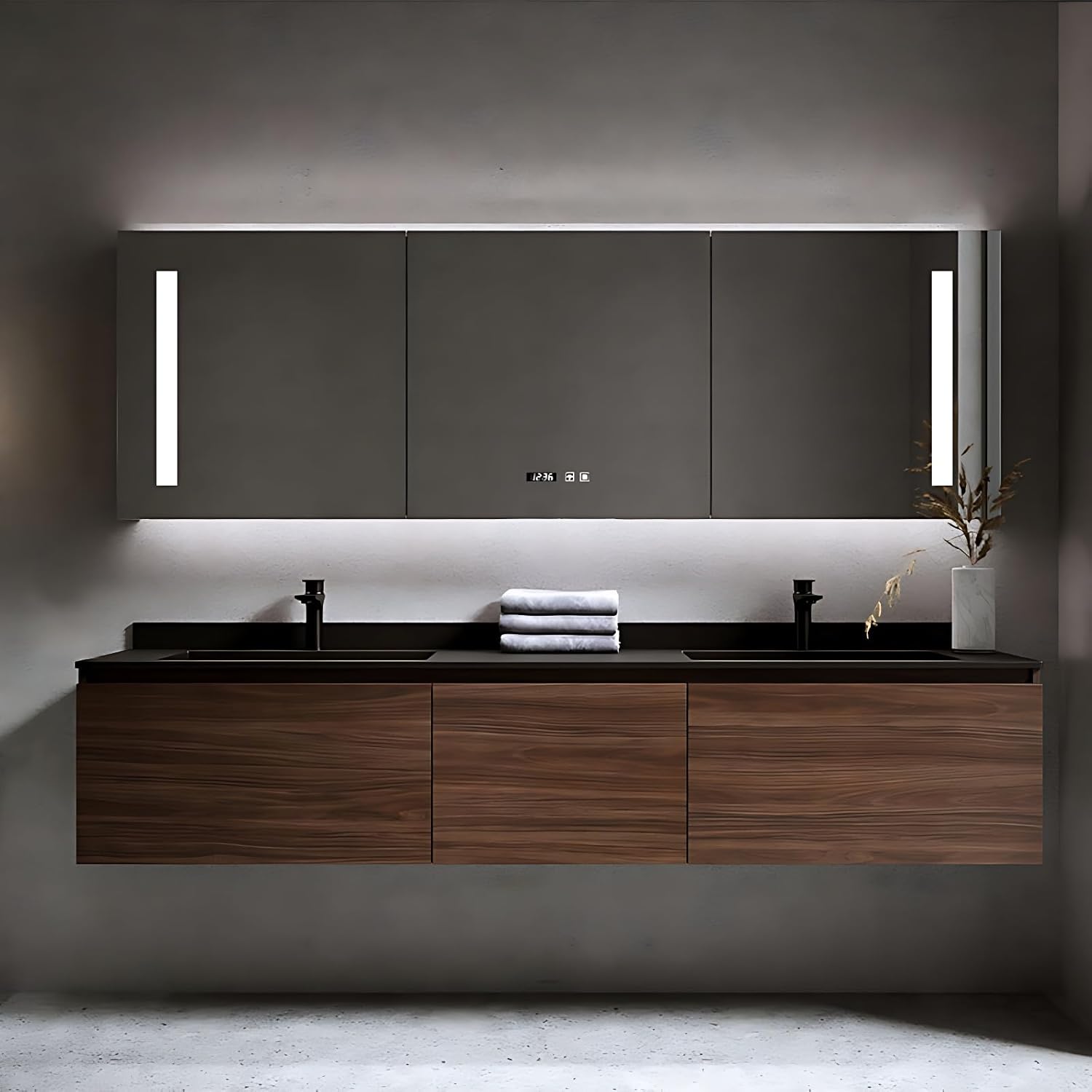 Amazon.com: Modern Bathroom Vanity with Sink - Single/Double Sink ...