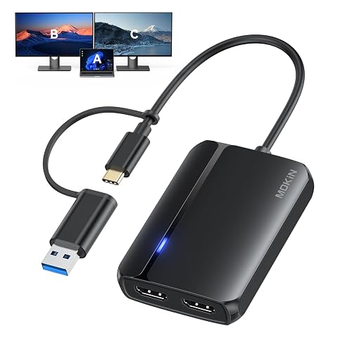 MOKiN HDMI Splitter for Dual Monitors 4K@30Hz