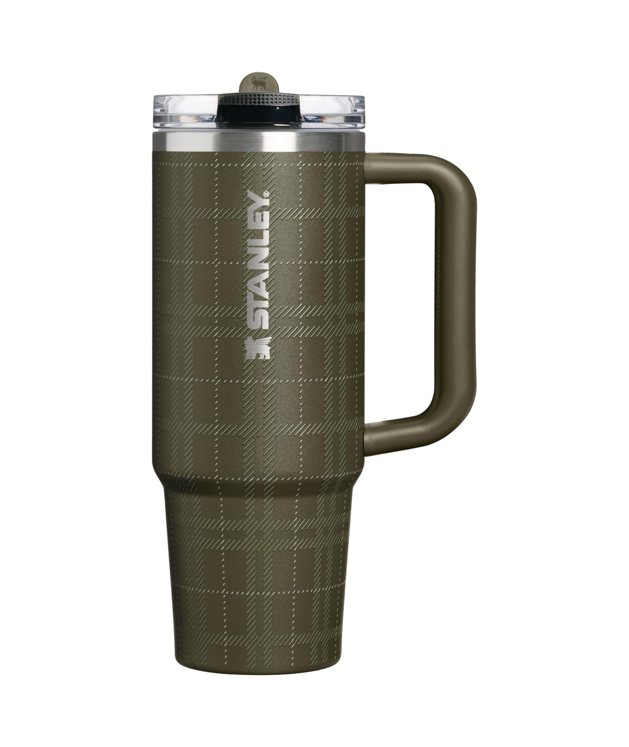 STANLEY Quencher ProTour Flipstraw Tumbler, 30 oz, Peat Moss Plaid