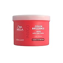 Wella Professionals Color Brilliance Maschera Capelli – Trattamento Protettivo e Illuminante per Capelli Spessi e Grossi – Hair Mask con Vitamina E per Colore Intenso e Brillantezza, 500 ml