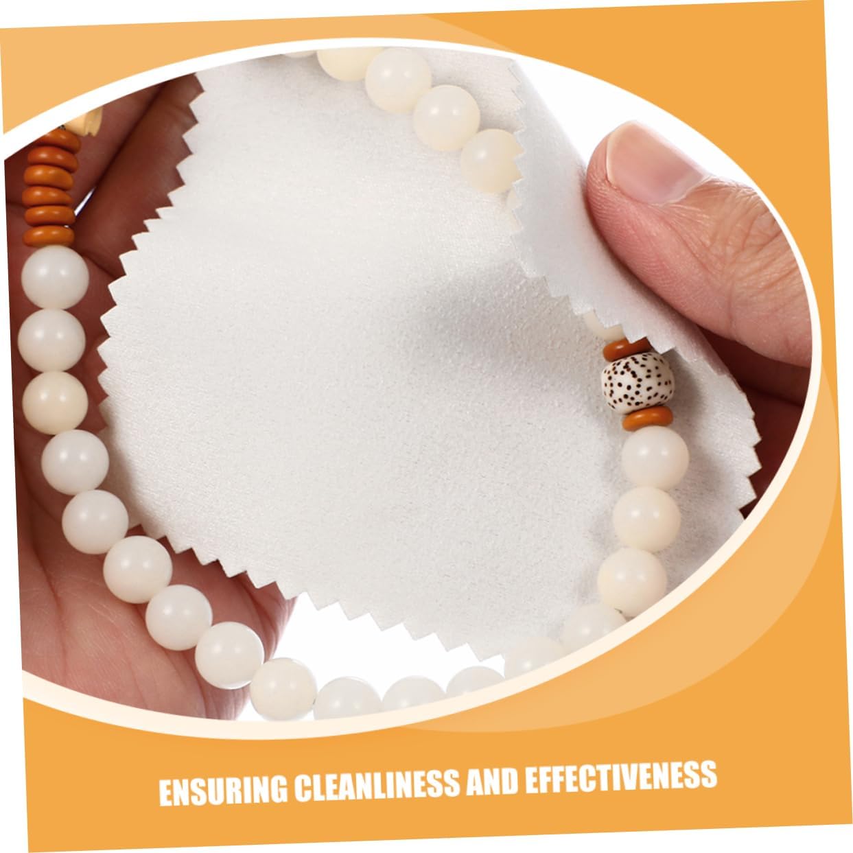 SMASOLO 100pcs Suede Eyeglass Cloths Non Scratch Reusable Cleaning Cloths for Eyeglasses Jewelry Screens Soft Versatile for Delicate Surfaces