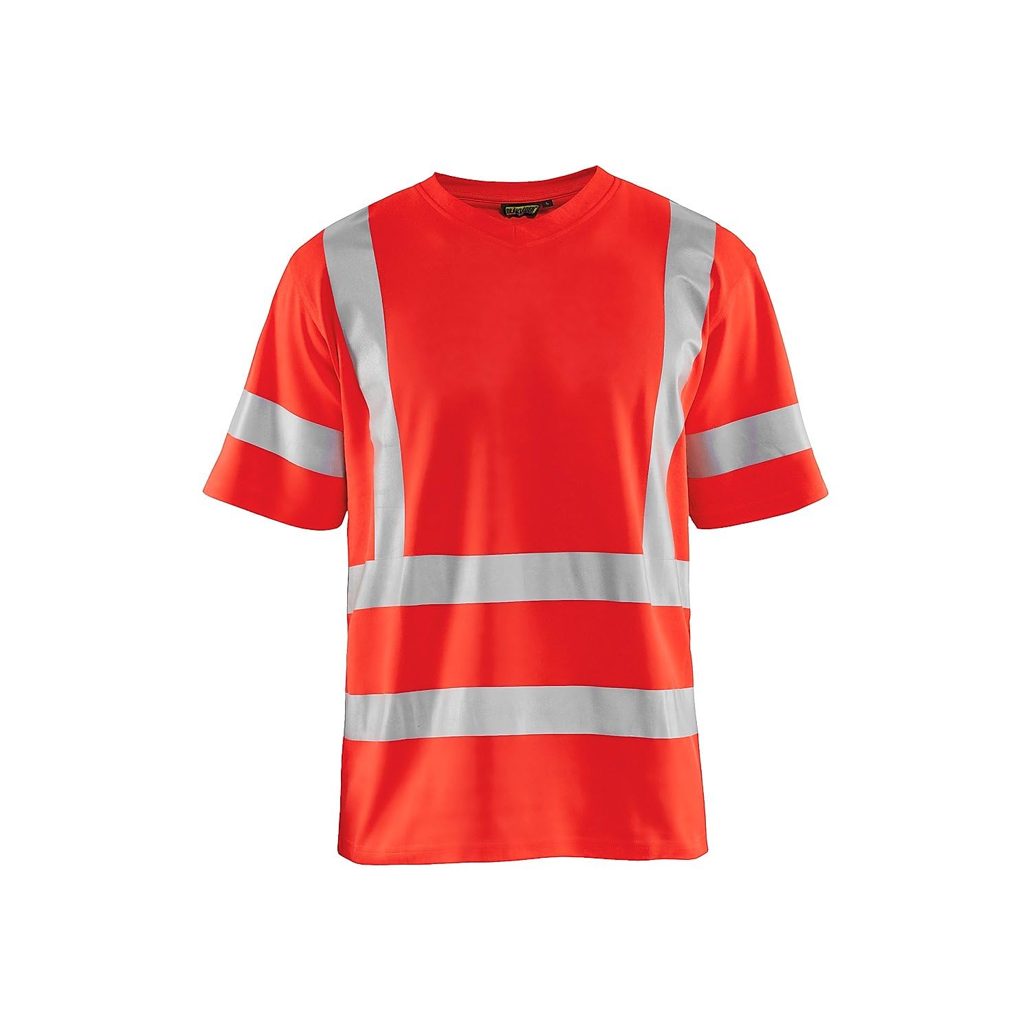 Camiseta Blaklader alta visibilidad 3380 con protección anti-UV en color rojo fluo XS 2