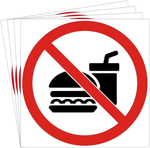 Miniatura 5 de dealzEpic - Adhesivo de letrero de no tocar - Calcomanía de vinilo redonda autoadhesiva para despegar y pegar 16in 157 pulgadas de diámetro