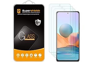 3-Pack Premium Screen Protector, Tailor-Made for Xiaomi Redmi Note 10 Pro