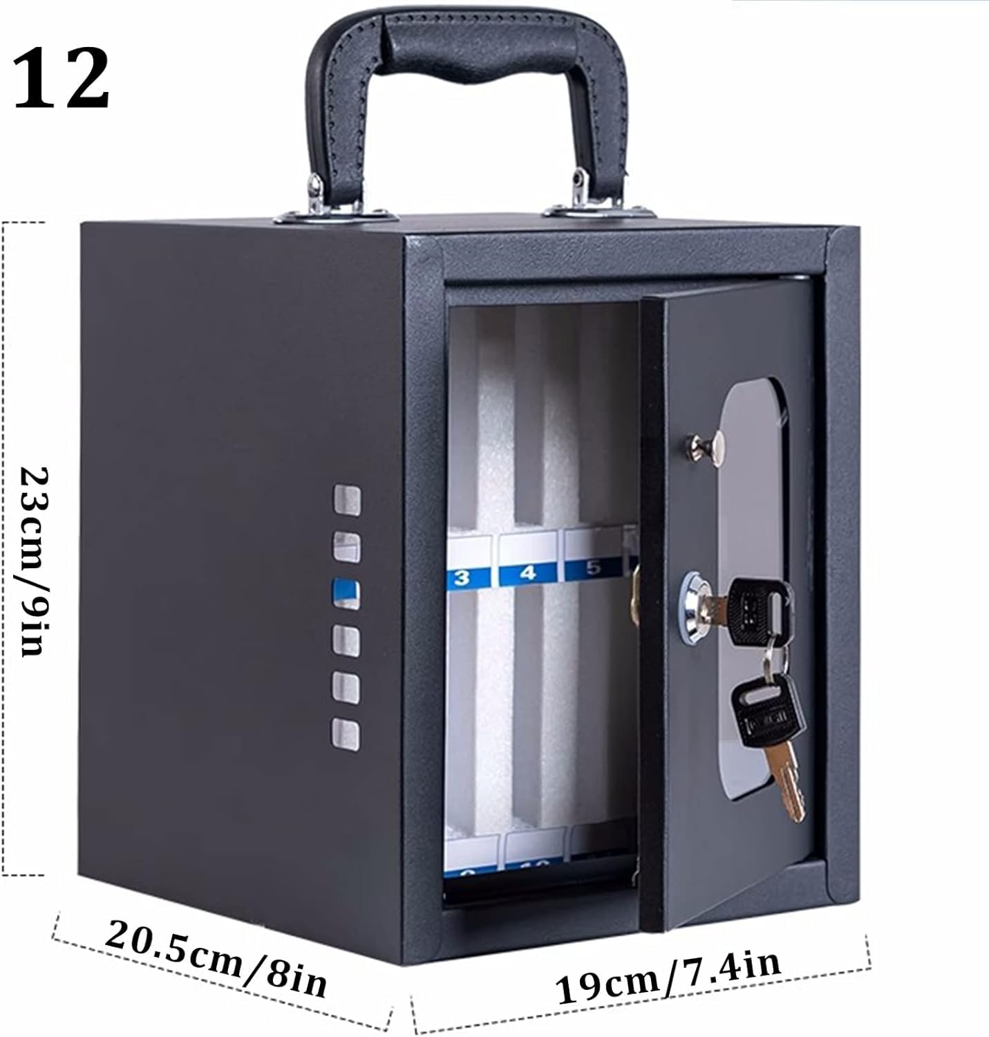 Estaciones de carga para teléfonos móviles, casillero de teléfono móvil, armario, teléfono móvil, caja de almacenamiento de acero inoxidable, fácil de transportar (negro 24)