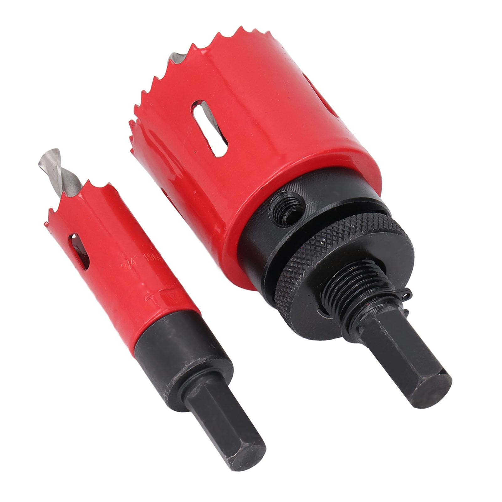 Wakects Zestaw Otwornic Bi Metal Zestaw Bitów do Otwornic HSS 18 szt. 3 4 do 2 11 16 Cali 40 Mm Głębokość Cięcia w 11 Rozmiarach dla Użytkowników z Cienkiego Metalu, Drewna, Tworzyw Sztucznych, PCV
