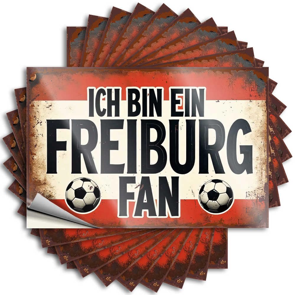 Music Decor Door Funny Sticker | I Am A Passionate Freiburg Football Fan Tiny for Alcohol Decor(12X18CM)