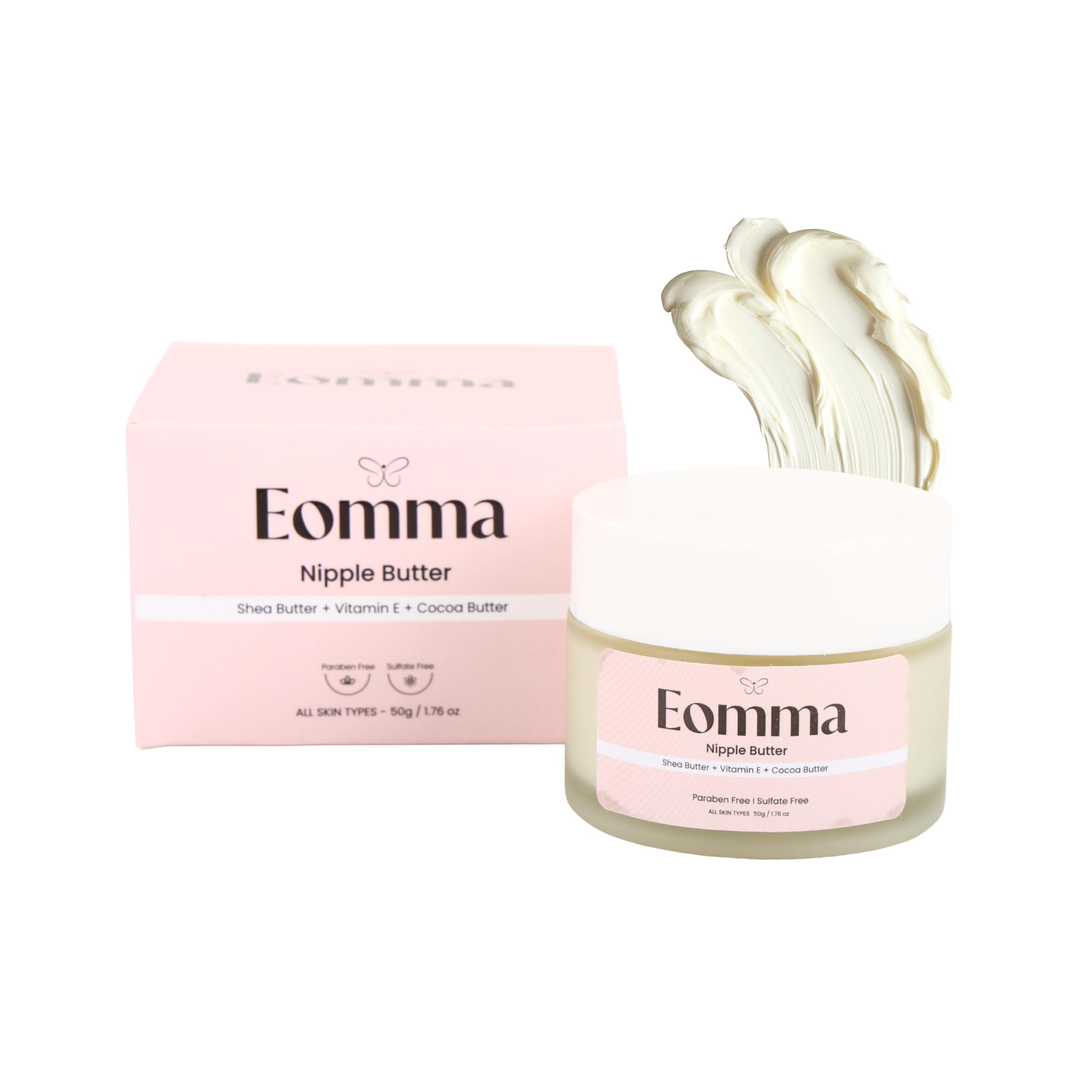 DEEPLY NOURISHING FORMULA –Enriched with Shea Butter, Cocoa Seed Butter, and Mango Seed Butter, this nipple butter intensely moisturises and soothes dry, cracked, and sensitive skin during breastfeeding—providing lasting comfort with every feed | Pack of 2 | 50 g-image-35