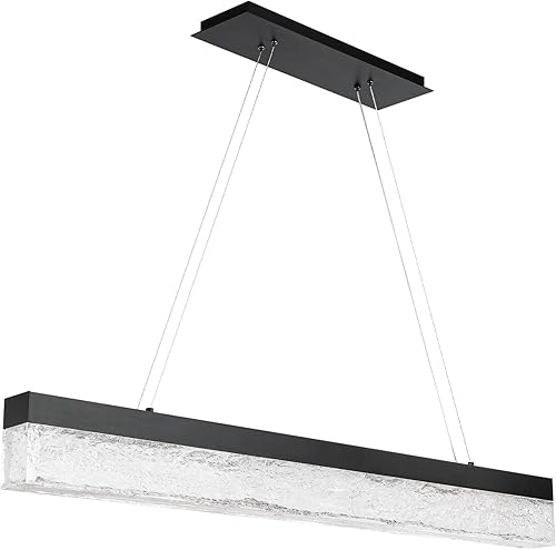 WAC Lighting dweLED colgante efervescente de 45 pulgadas LED 3000K en negro