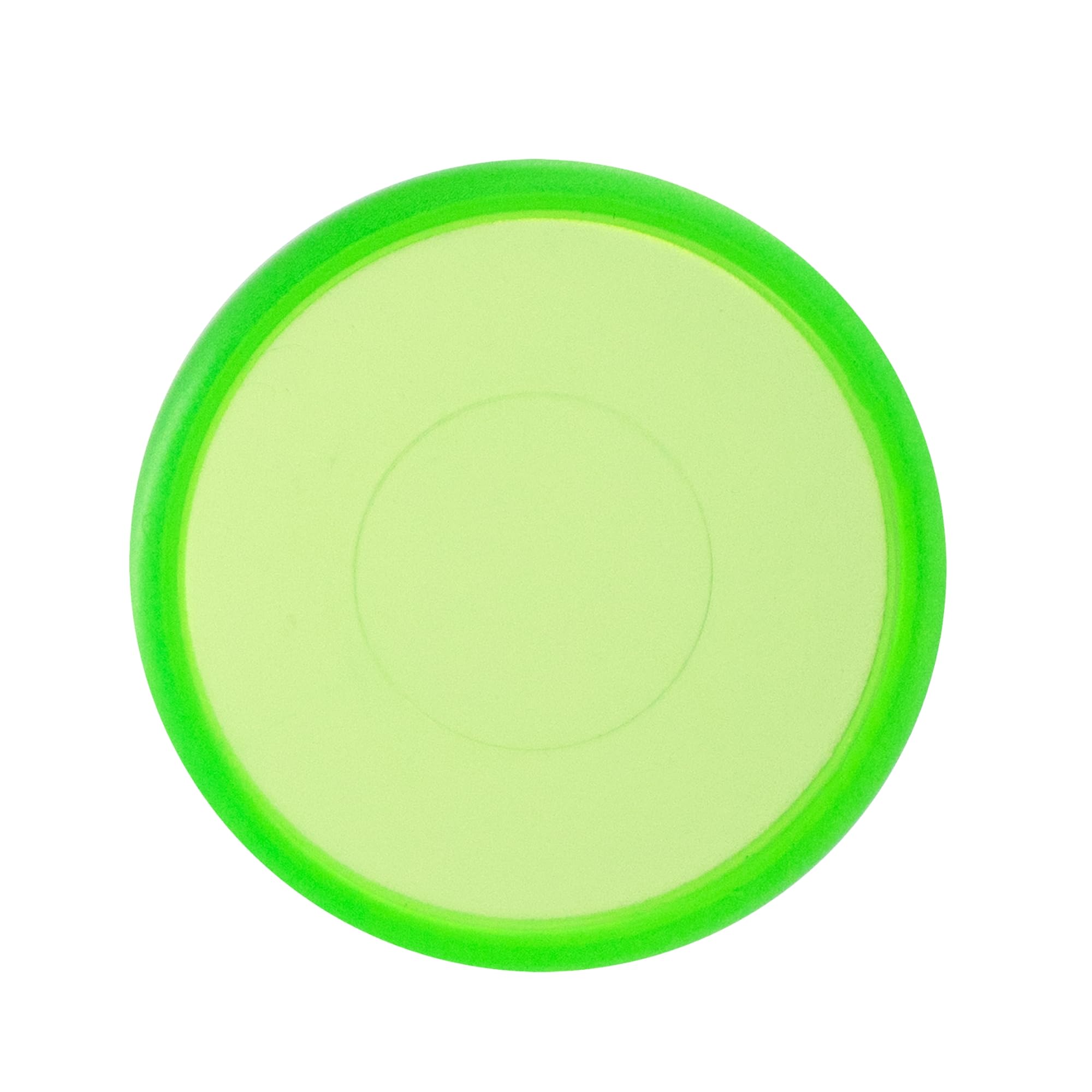 ITSYHPRO 33 Pcs Loose Leaf Discbound Discs (Clear Green, 28mm/1.1'')