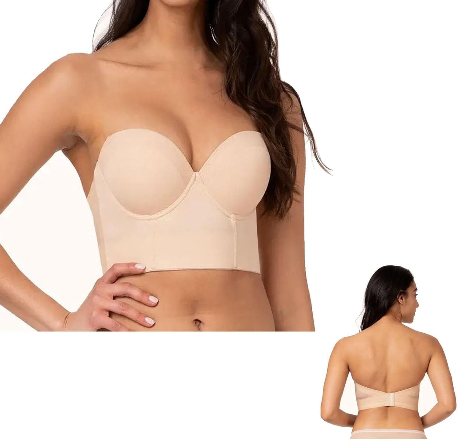 SHEKINI Vrouwen Sexy Bloemen Kanten BH Zonder Beugel, Bralette Bustier Top Comfort Bh met Verwijderbare Gewatteerde Cup Elastische Strappy Lingerie