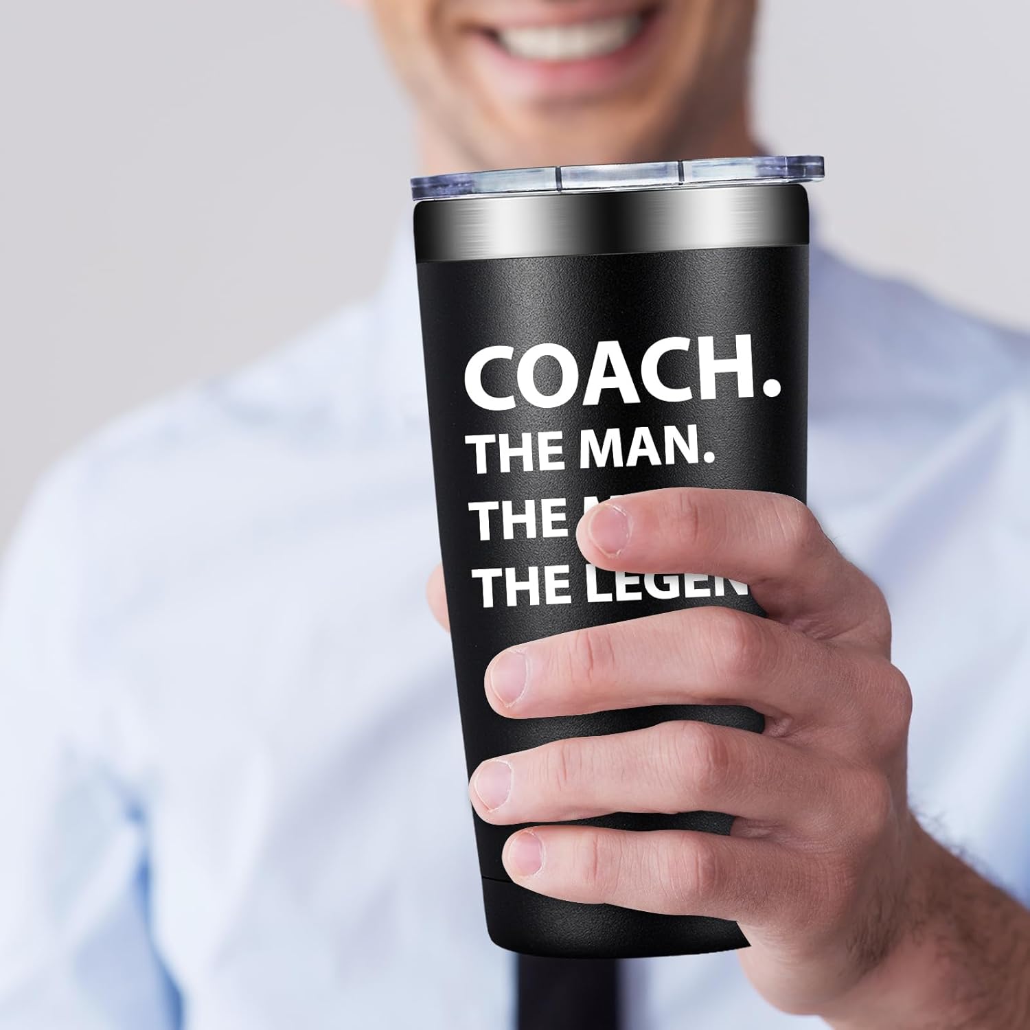 BIRGILT Basketball Coach Gifts for Men - Best Coach Gifts for Appreciation - Thank You Gift for Coaches Hockey, Soccer, Swim, Cheer, Softball, Baseball, Football, Volleyball - 20oz Coaches Tumbler - Image 5