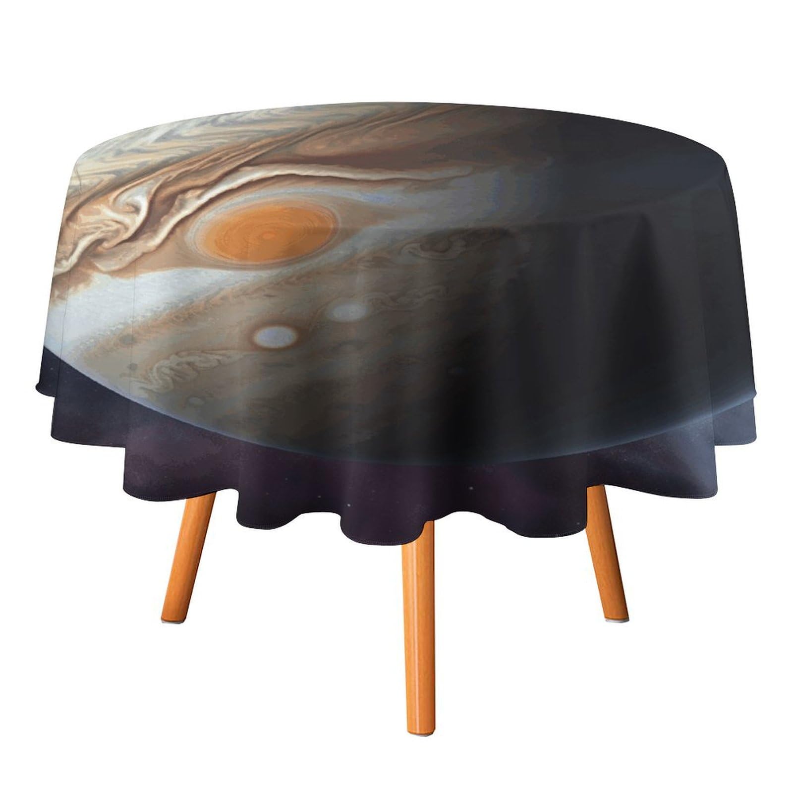 Nappes rondes Jupiter paysage imprimé nappe de table salle à manger