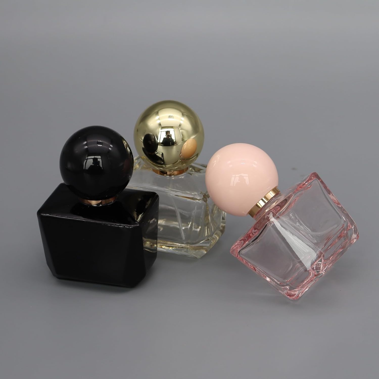 Mini Bottiglie di Profumo da Viaggio, Atomizzatore di Profumo 5 Pezzi 30ML Bottiglia di Profumo di Vetro Portatile da Viaggio Separato Flacone Spray Contenitore Vuoto Riempito Riutilizzabile (Color :