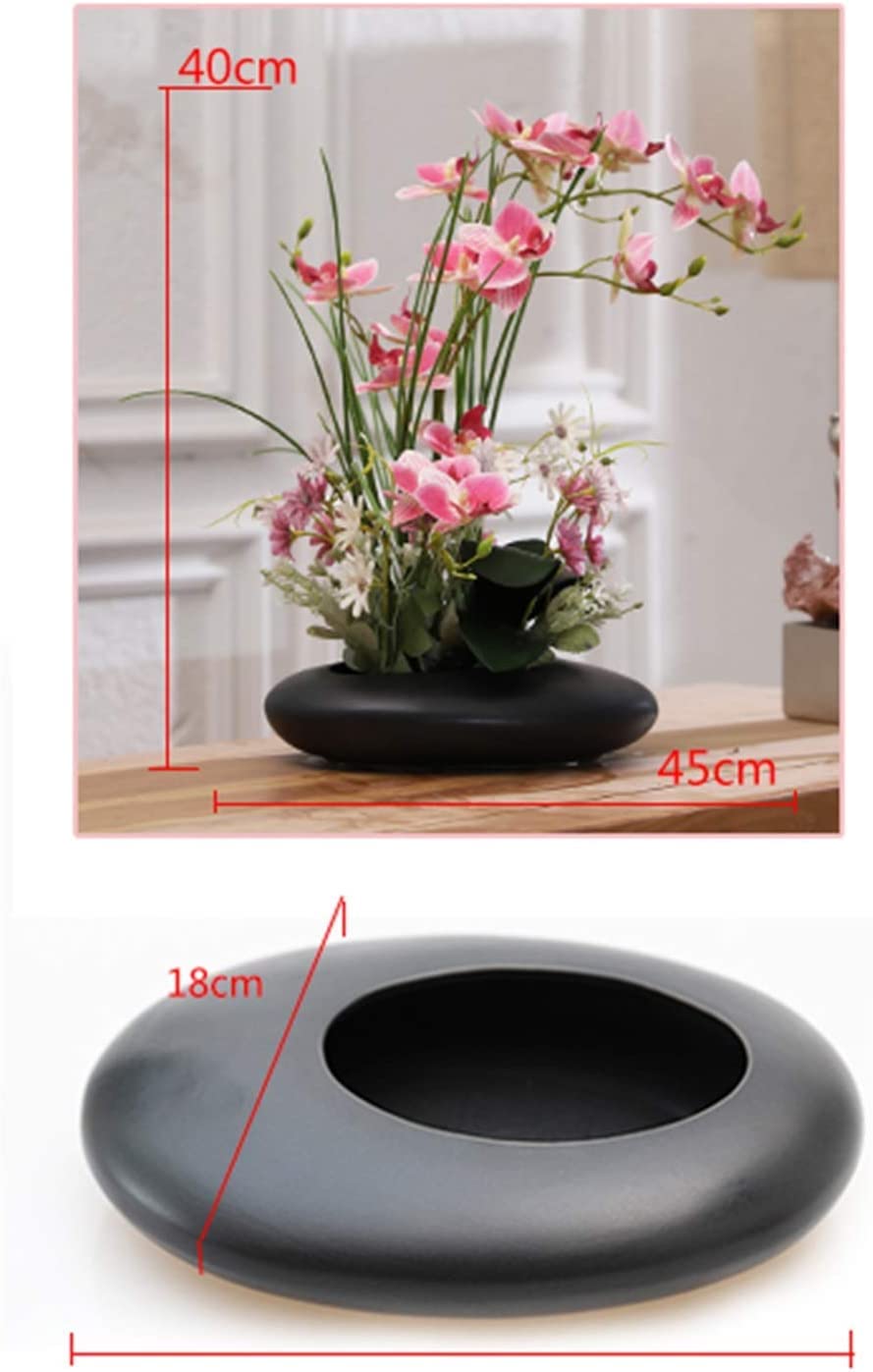 Sztuczny kwiat w doniczce, orchidea, sztuczne kwiaty, sztuczne orchidee, kwiaty bonsai z liśćmi, doniczka ceramiczna do salonu/biura/sypialni, sztuczny kwiat orchidei