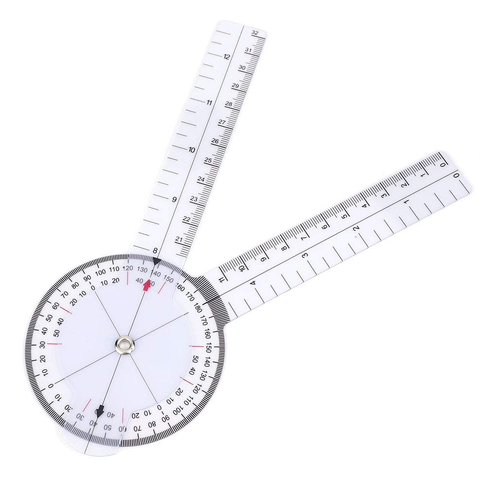 Goniomètre Médical, Plastique Goniometre Kiné Medical Goniomètre 6/8/10 pouces 3 pièces Multi-Règle Goniomètre Angle Colonne Vertébrale