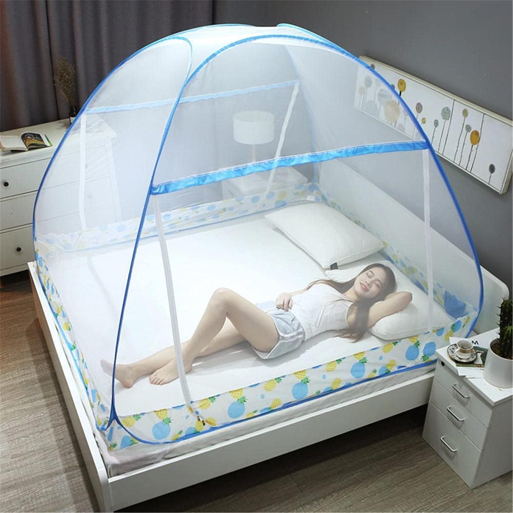 Moustiquaire de lit pliable 1.8x2.0m à mailles fines portable