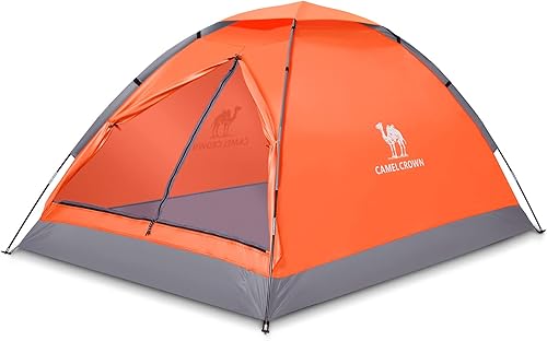 CAMEL Tienda de campaña para 2 personas impermeable espaciosa ligera portátil para mochileros al aire libre campamento y senderismo