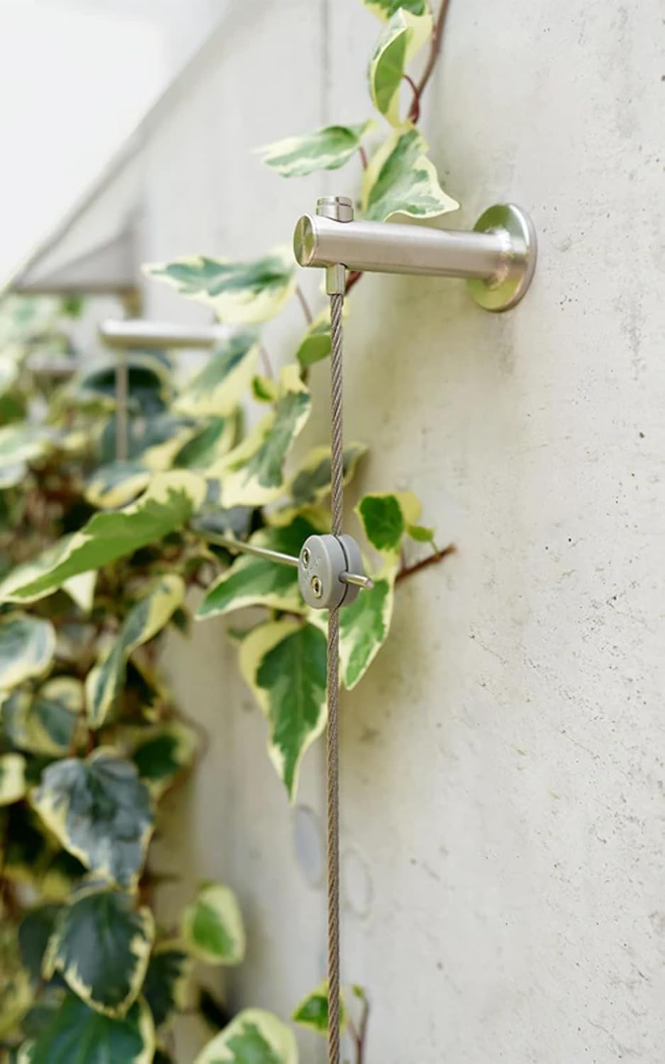 Jakob GreenKit 2 Vertical Garden Trellis | 14" W × 80" H Stainless Steel | 2-Column Grid for Herbs, Vegetables & Climbing Plants