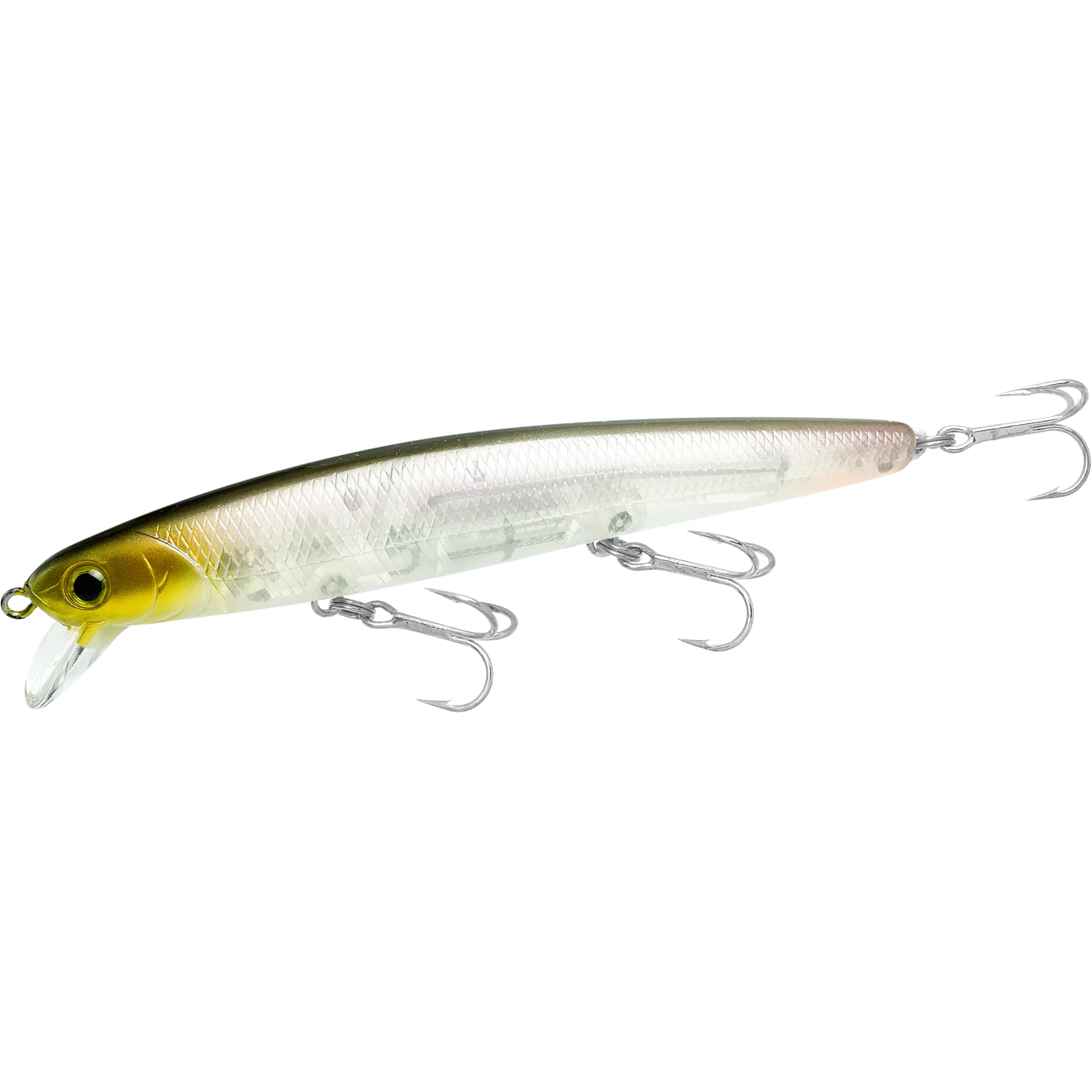 LUCKY CRAFT FlashMinnow 110, Saltwater Fishing Lures, Jerkbait Surf Fishing Accessories and Gear, 1-2 ft Slow Suspending Topwater Lure, Halibut and
