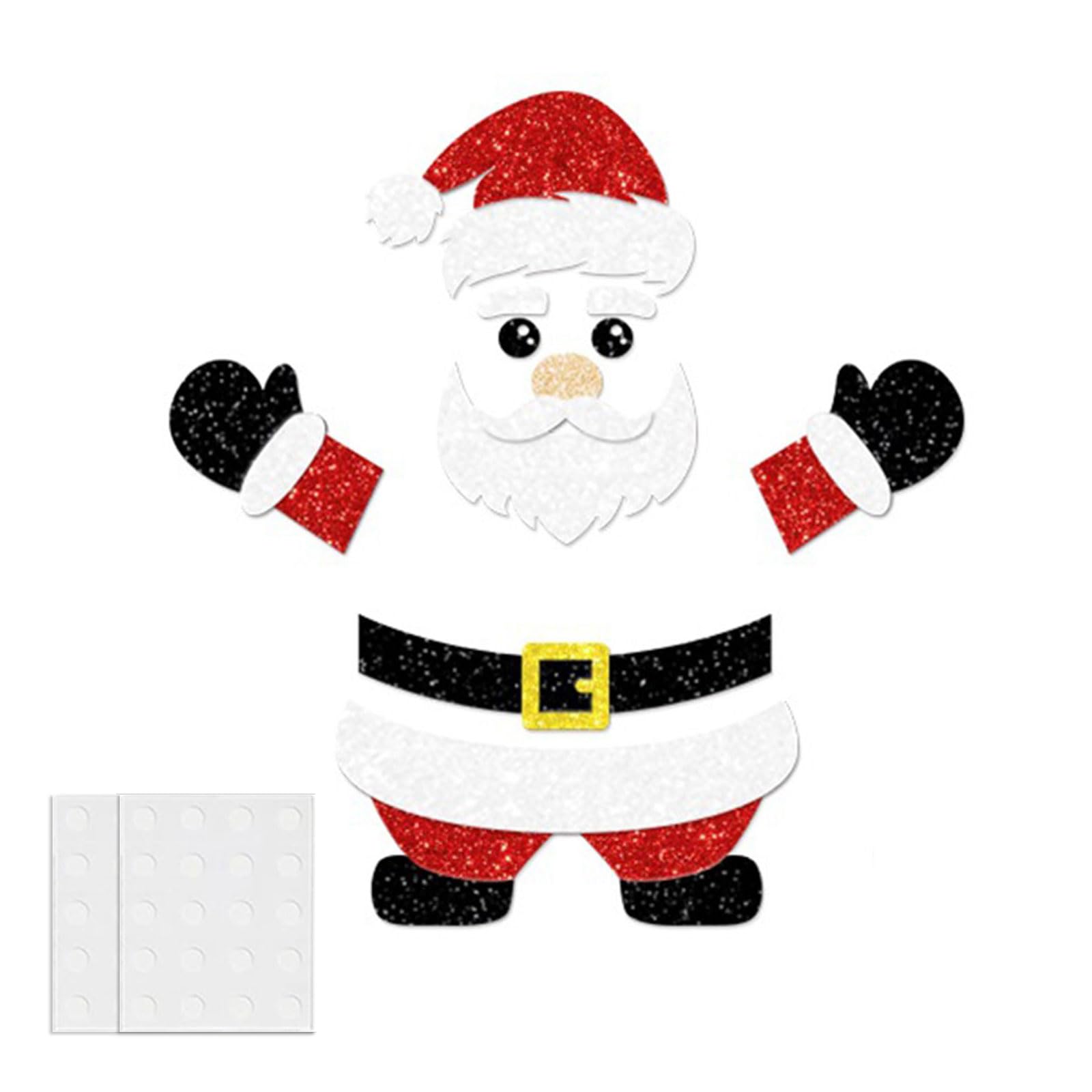 Kangnice Christmas Snowfigure Party Garnishes Gluey Wall Window Transfers for Telecommute School Celebratory Decoration Dynamic Snowfigure Wall Transfers