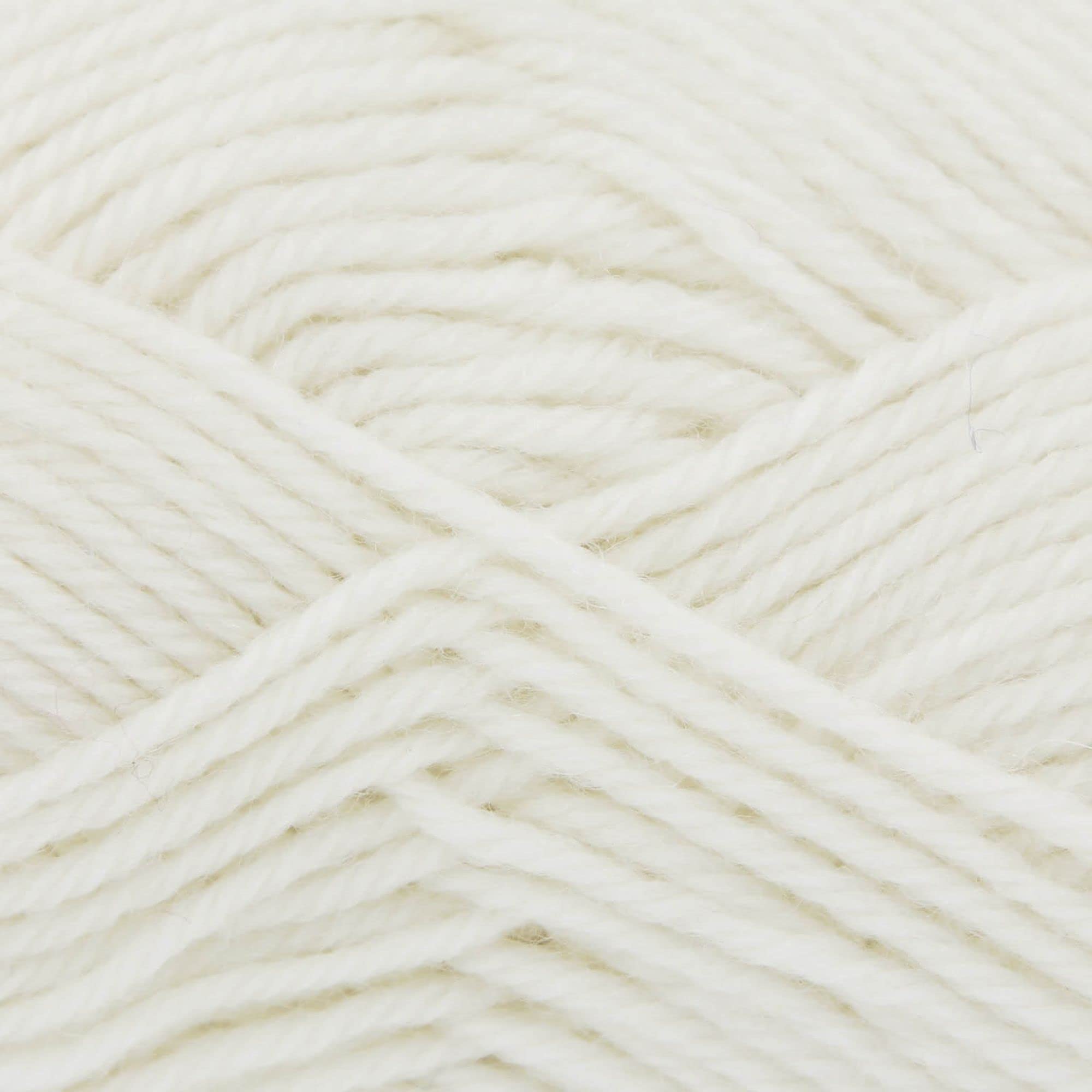 King Cole 60001 Merino Blend DK White Yarn - 104M, 50g