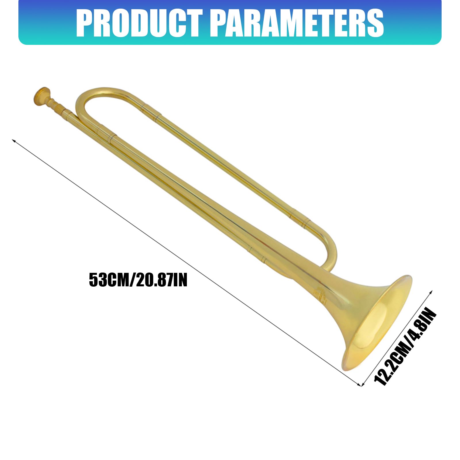 Professionelle Trompete mit ergonomischem Design und klarem Klang Leichte Signalhorntrompeten für Teenager Schulband Leichte Signalhorntrompeten