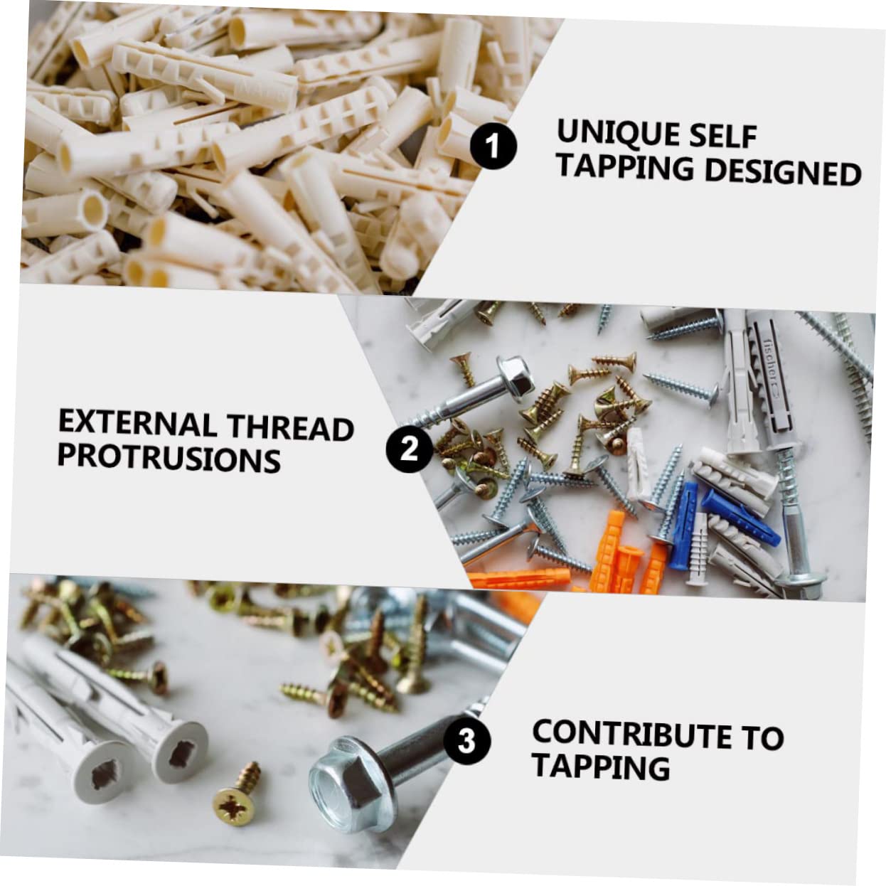 460pcs Nut Assortment Kit Threaded Inserts for Wood Furniture Easy Installation with Key Wrench Resistant Suitable for Solid Wood Applications