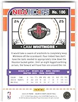 Vista 2 de 2024-25 Panini Haunted Hoops #186 Cam Whitmore Houston Rockets NBA Basketball Base Trading Card