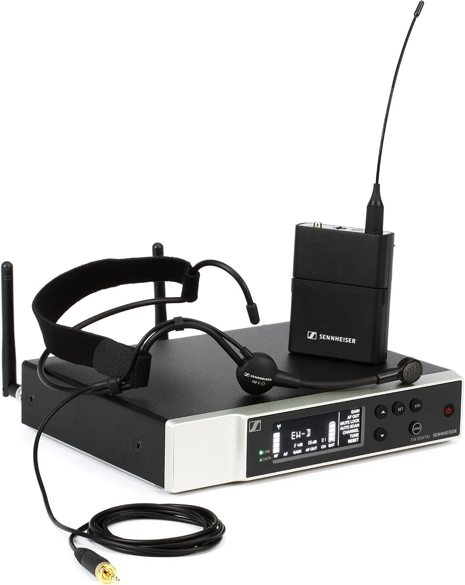 Sennheiser EW-D ME3 Dynamic Headset SET (R1-6),Black