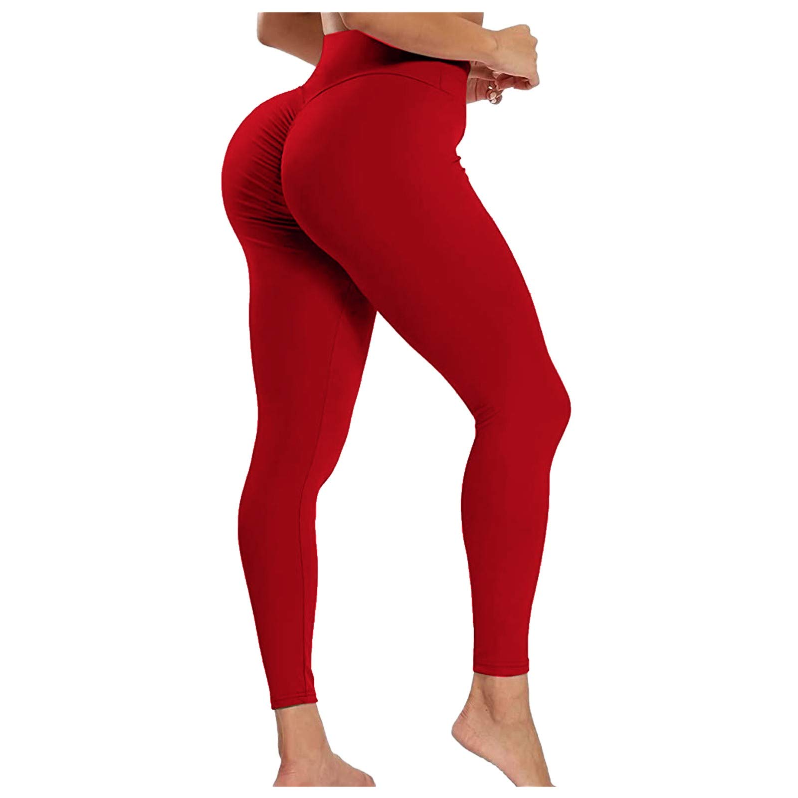 GenericHigh Waisted Leggings for Women Fitness Athletic Fashion Workout Women's Pants Sports Running Leggings Yoga Pants Harem Yoga Pants