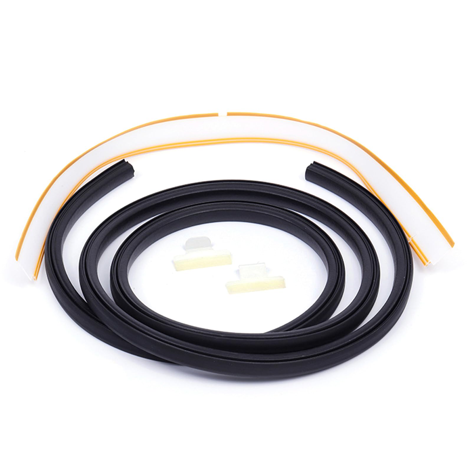 KAHDGSS 154827601 Universals Dishwasher Door Seals Replacement Set Rubber Gasket Noise Reduction Seal Waterproof Seal Strips Dishwasher Bottom Door Gasket