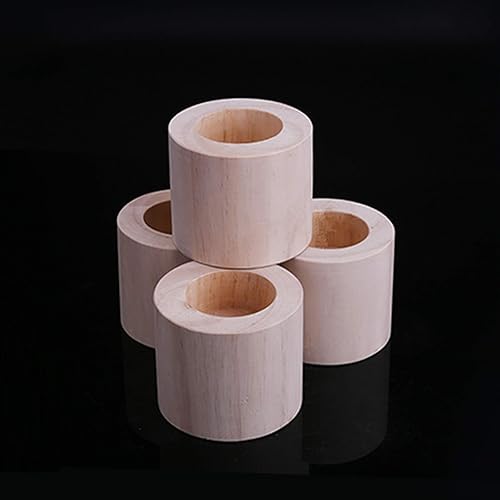 Miniatura 3 de Muebles modernos de pino de madera maciza ranurados redondos, patas de sofá, patas de bloque de madera, patas de apoyo, para cunas, escritorios,