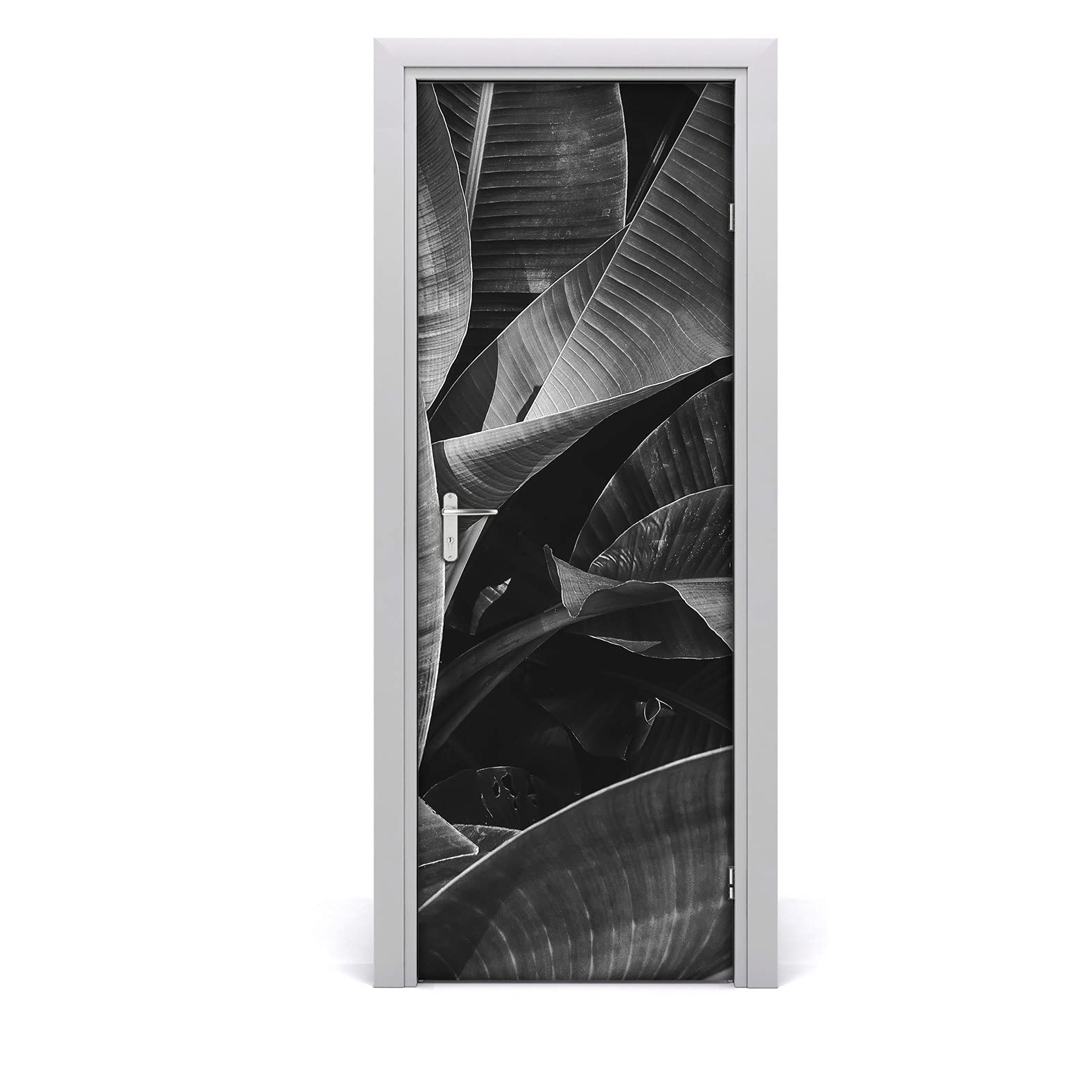 Autocollant de porte décoration étiquette magique jungle 85x200