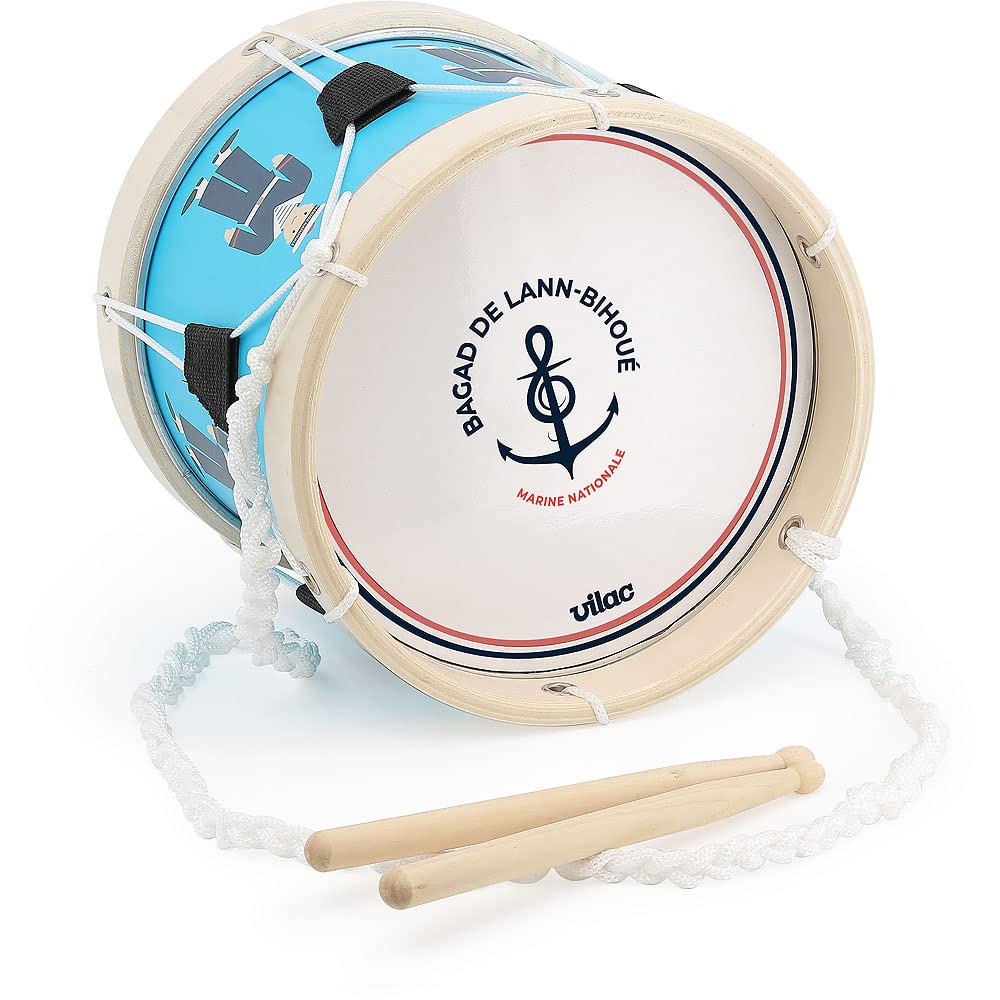 Vilac -Le Petit Tamburo Bagad De Lann Bihoué Marine Nationale, 9308, Multicolore-image