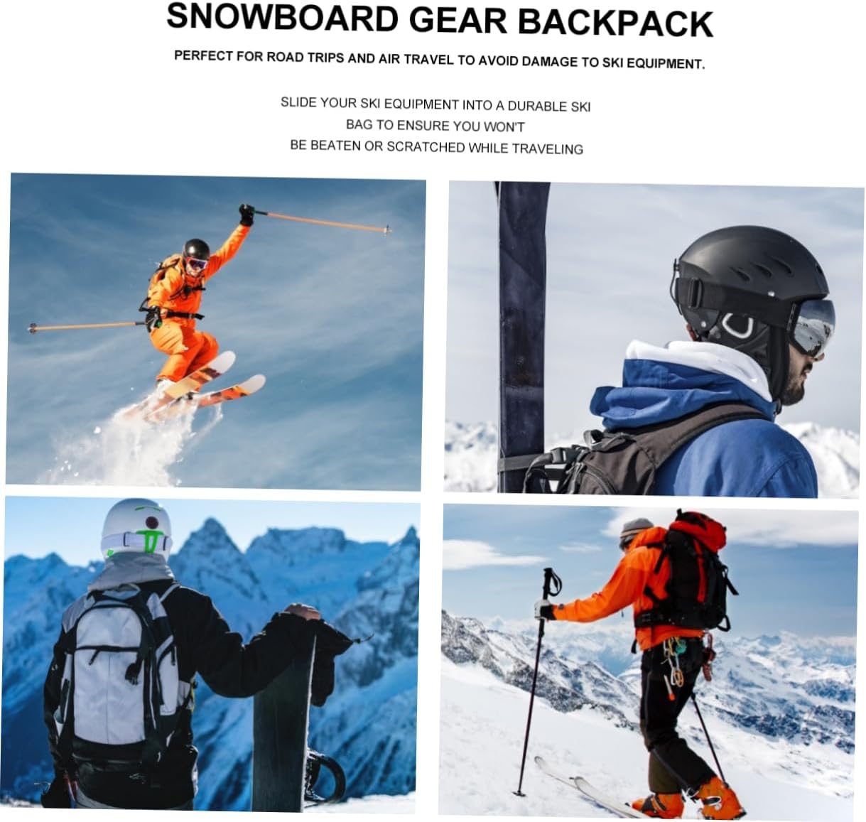 Snowboard Edge Protector Protective Cover for Travel Storage Snowboard Bag Ski Gear Bag