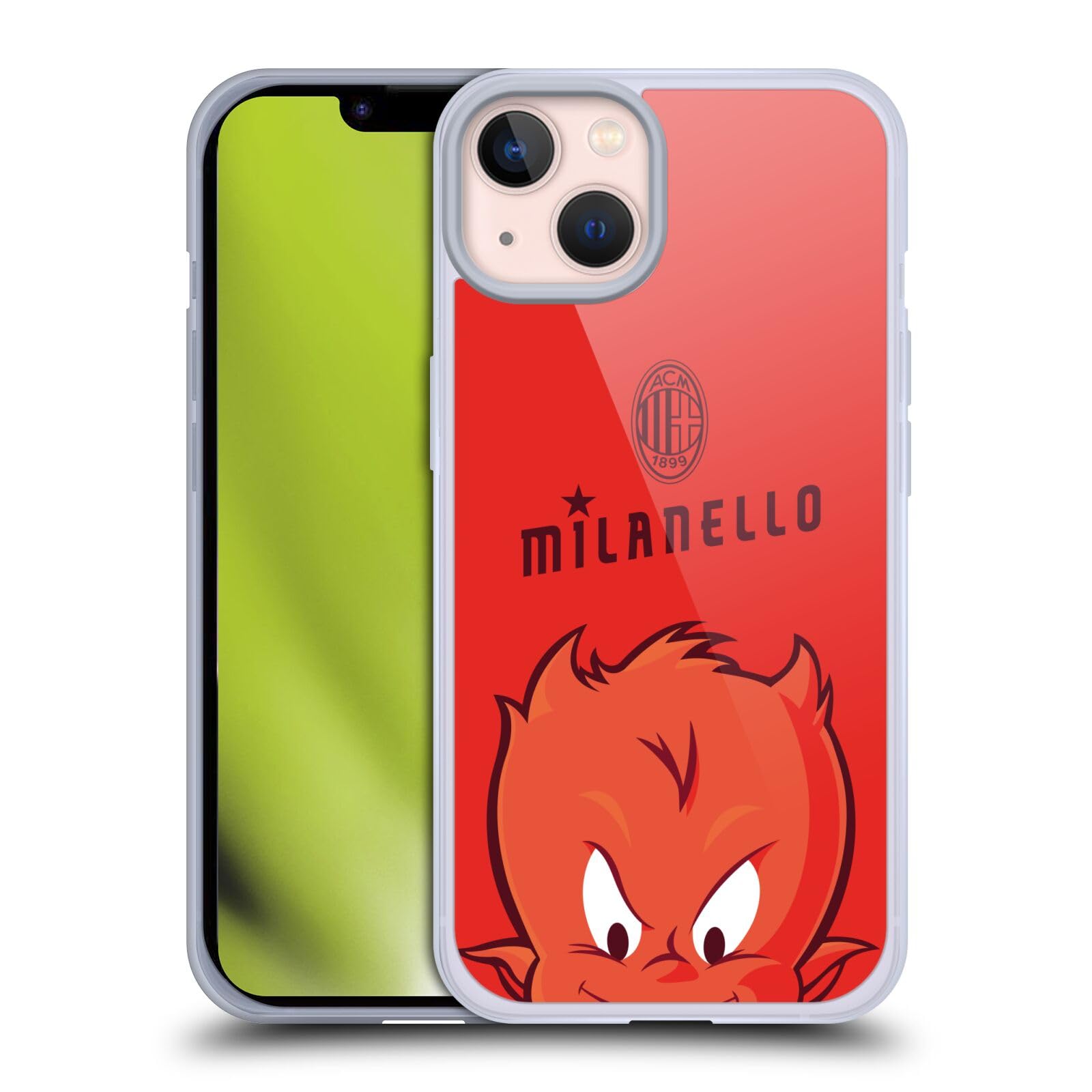 Funda de gel AC Milan para iPhone 13 carcasa flexible infantil Milanello 7
