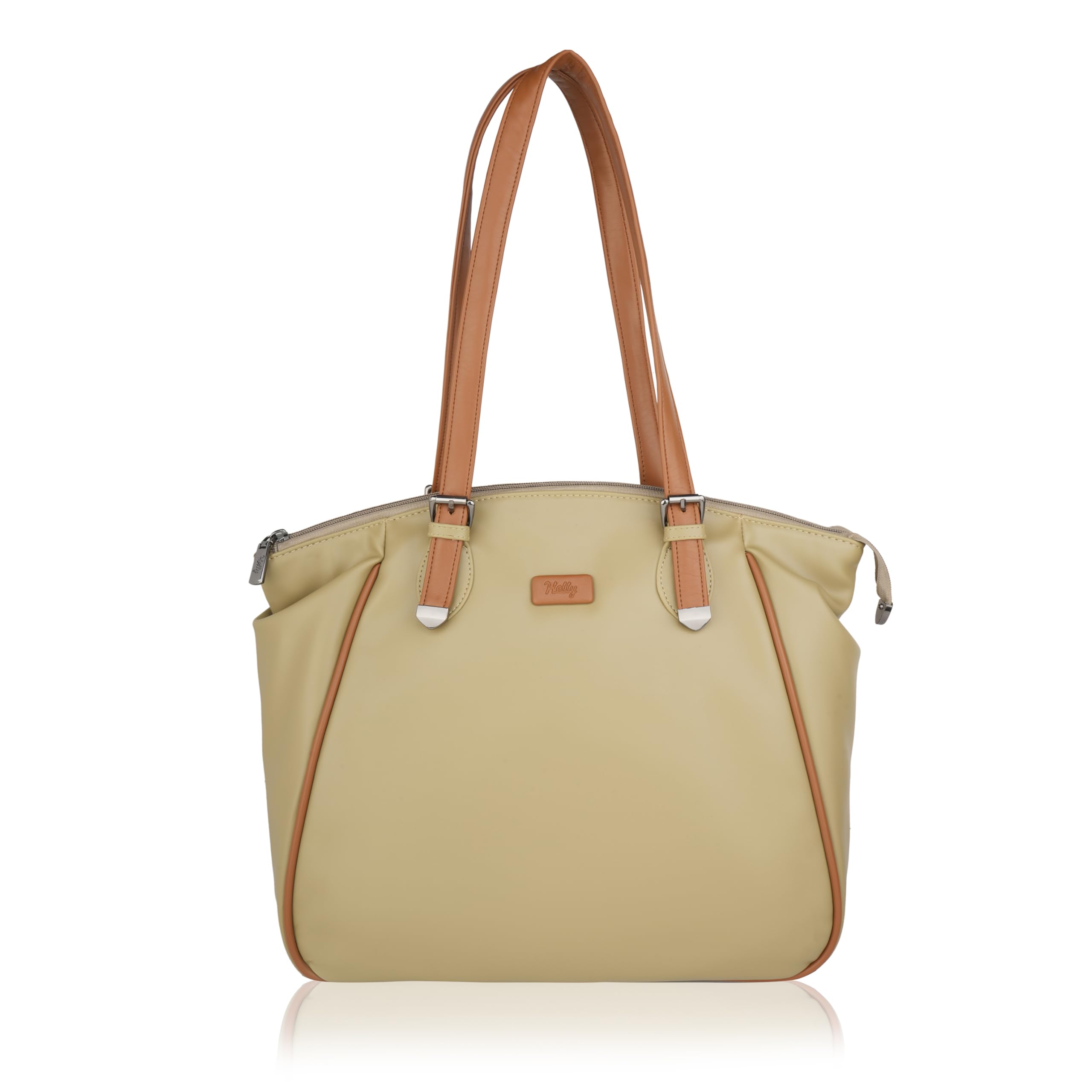 helly Women’s Tote Bag | Premium Vegan Leather Handbag | Lightweight Shoulder Bag for Office & Daily Use | Water-Resistant Lining-picture-30