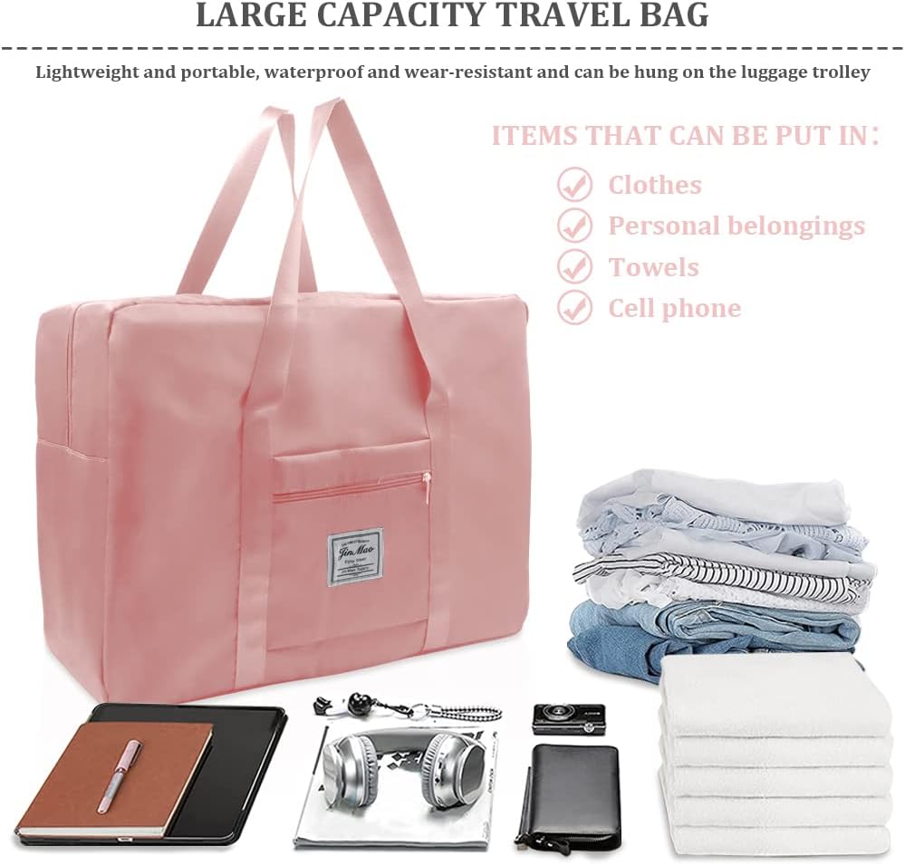 Extra Large Travel Bag 55x41x19cm/22x16x7in, Foldable Light Weight