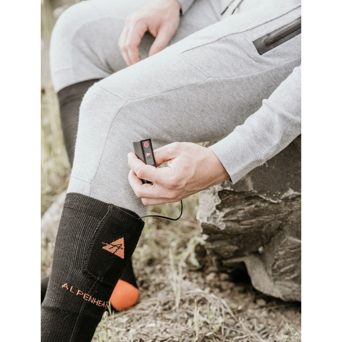 Alpenheat Fire Socks Cotton - Calze Riscaldati Unisex Adulto