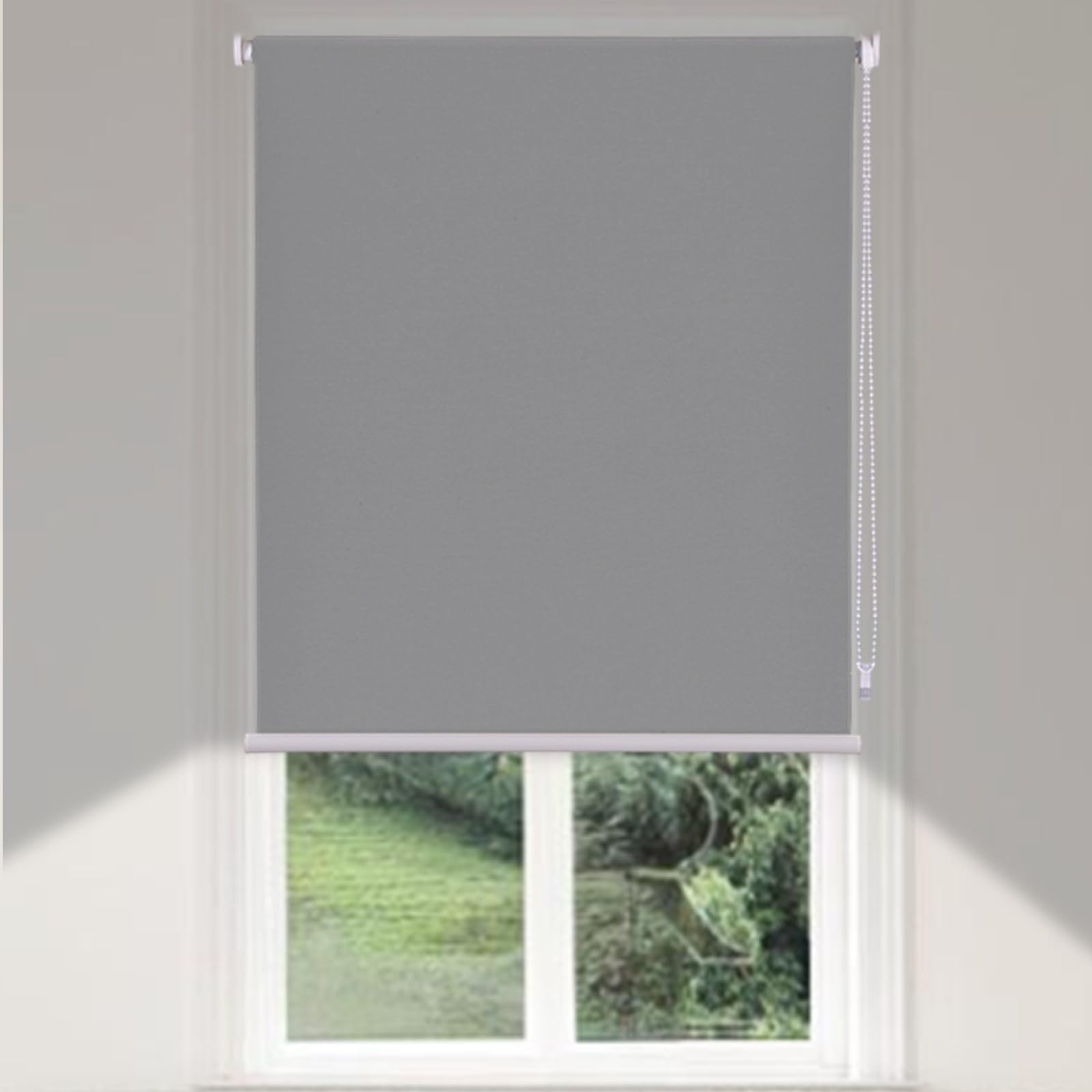 Blackout Roller Blinds No Drill Blinds for Window Stick on Easy Fit Self Adhesive Thermal Window Blinds For Bedroom Bathroom Nursery — image 1