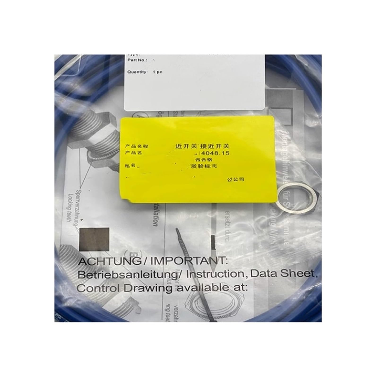 ZOZ03Y0 1pcs NJ5-11-N-G-5M-Y322216 Proximity Switch Sensor