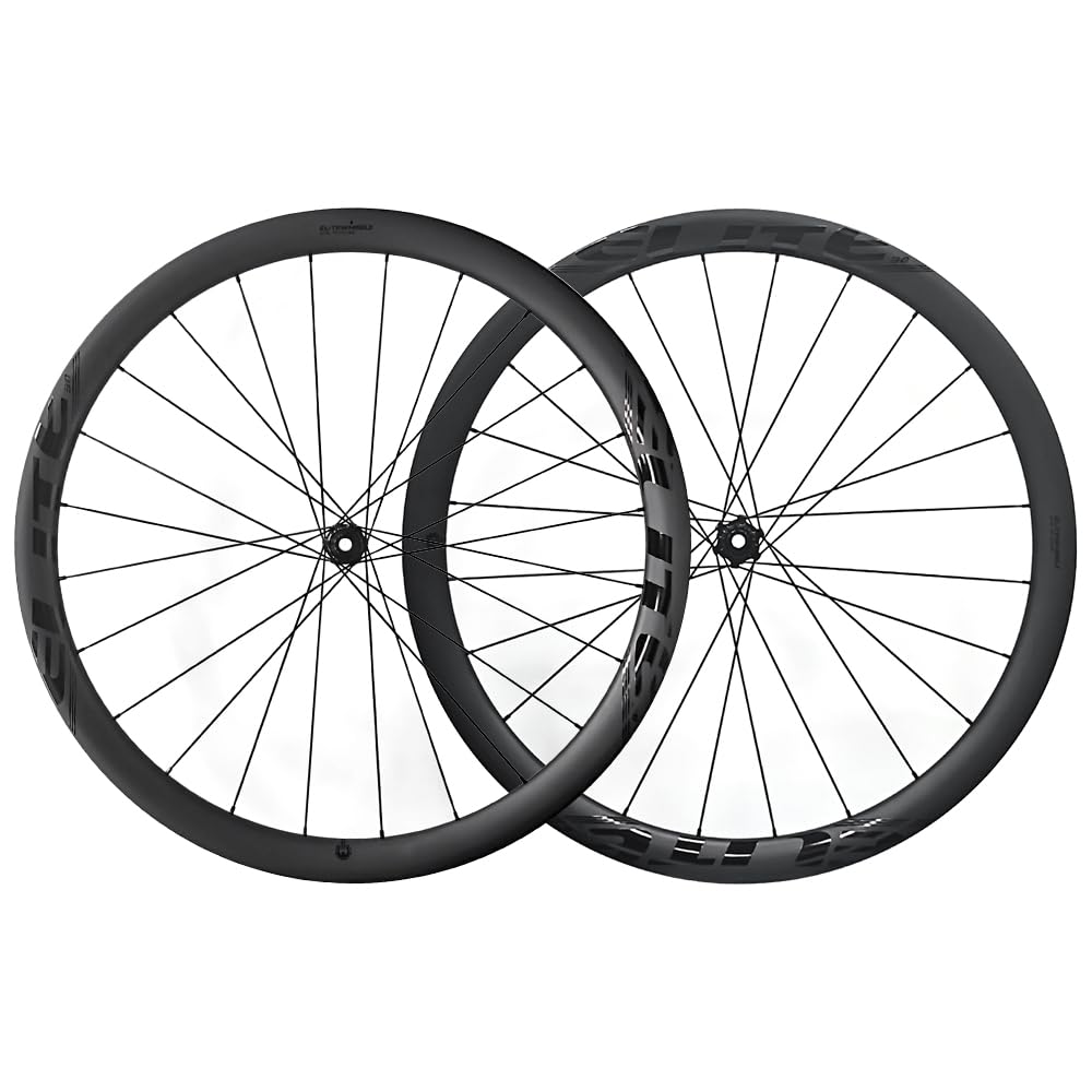 ELITEWHEELS SLR Gravel Carbon Wheelset Ratchet System 36T Disc Brake Cyclocross 700C Wheels Center Lock 38X32.5mm Ceramic Bearing