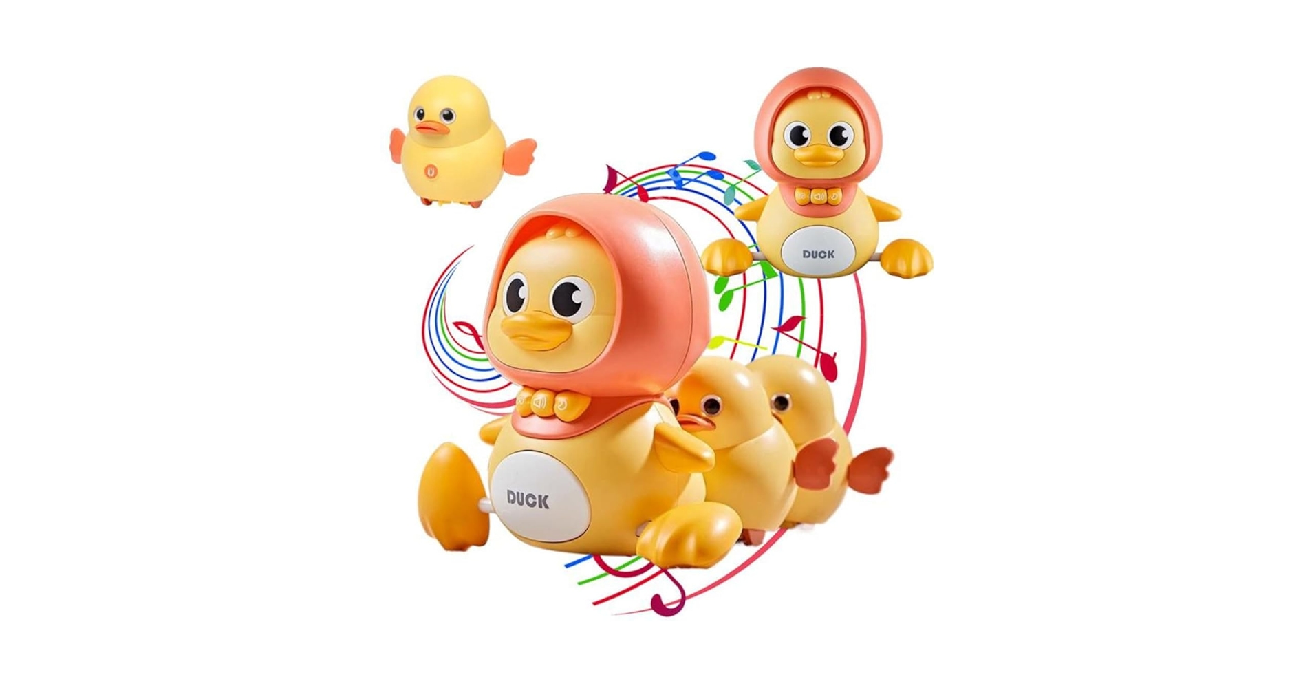 Amazon | NoaNoa 赤ちゃん おもちゃ 0歳 アヒル親子3羽セット ドライバ