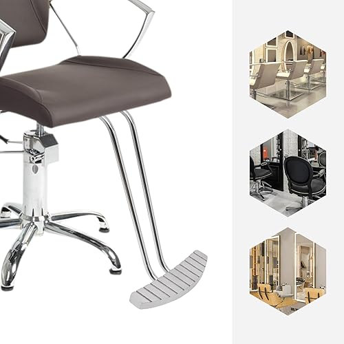 Vintoro Reposapiés ajustable para silla de salón, equipo de salón de 12.68 x 21.65 pulgadas, reposapiés de silla de aleación de aluminio, grosor de