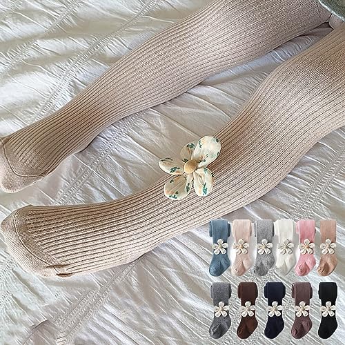 Toddler Baby Girls Soft Cable Knitted Cotton Tights Kids Warm Stretchy Solid Leggings Infant Pantyhose Stocking Pants4