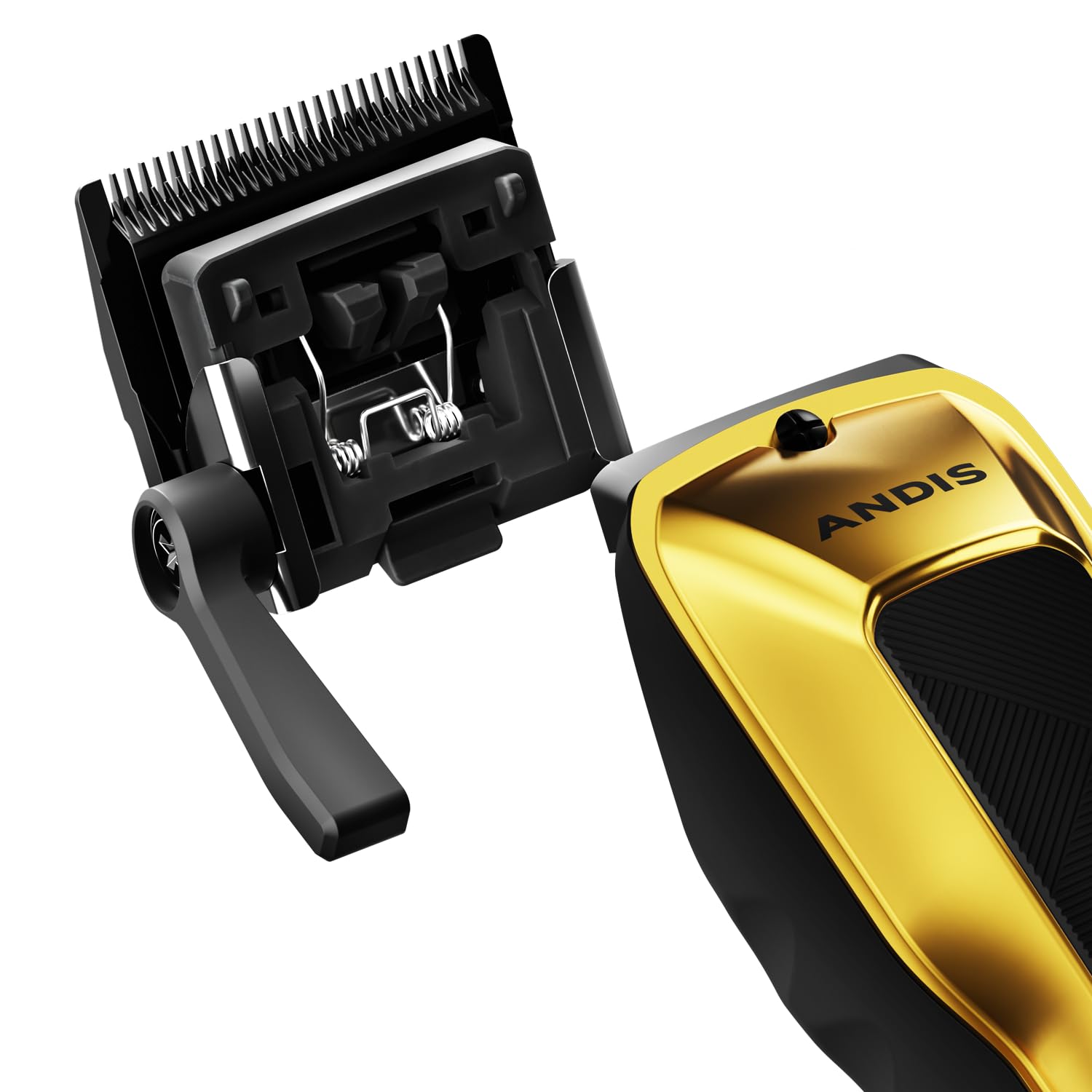 Andis 562119 Phenom Professional Cord/Cordless Lithium-ion elettrico per barba e capelli con supporto di ricarica, oro