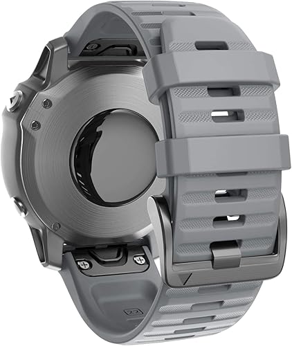 Miniatura 1 de ANCOOL Compatible con Fenix 6 bandas de 0.86 pulgadas (0.866 in) de silicona suave, de fácil ajuste, repuesto para relojes inteligentes Fenix 7Fenix