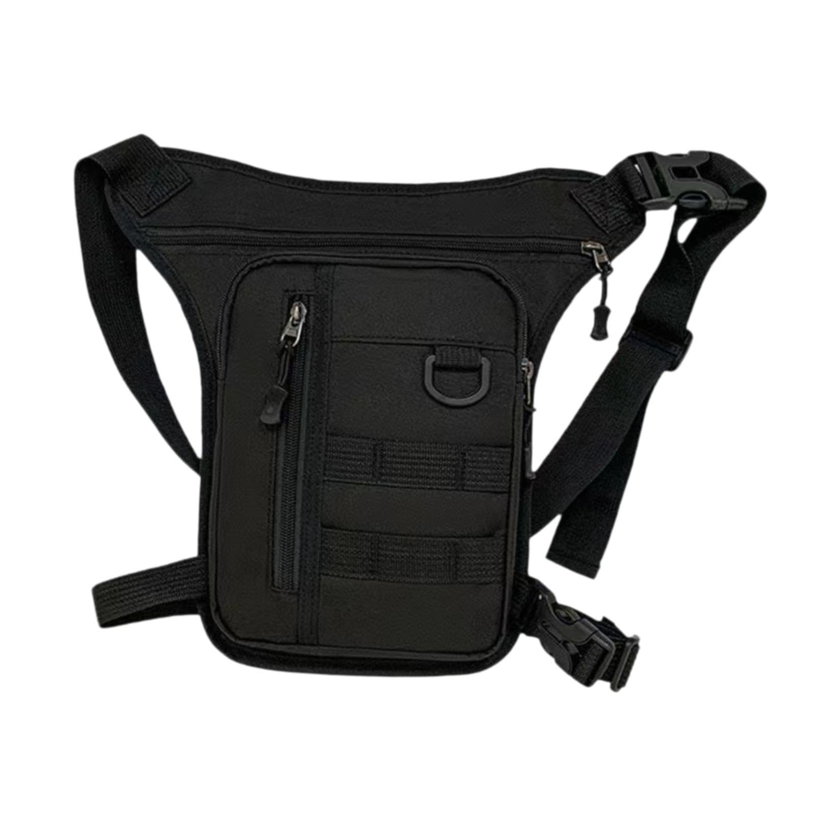 Waist Bag Portable Travel Bag Decoration Shoulder Bag Multifunctional Purse Black-image-5